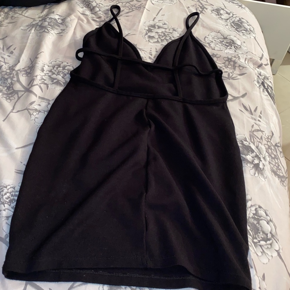Mini black dress practically new